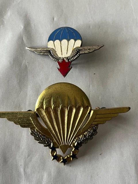 M4R insigne de béret tdm troupe de marine doré militaire