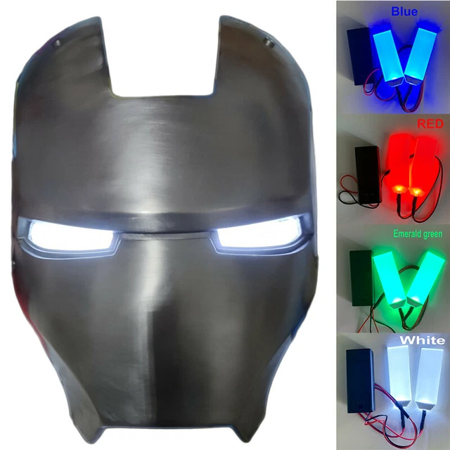 DIY Bendable LED Blue Light Eyes For Iron Man Batman Helmet Mask Cosplay Parts E - Foto 2