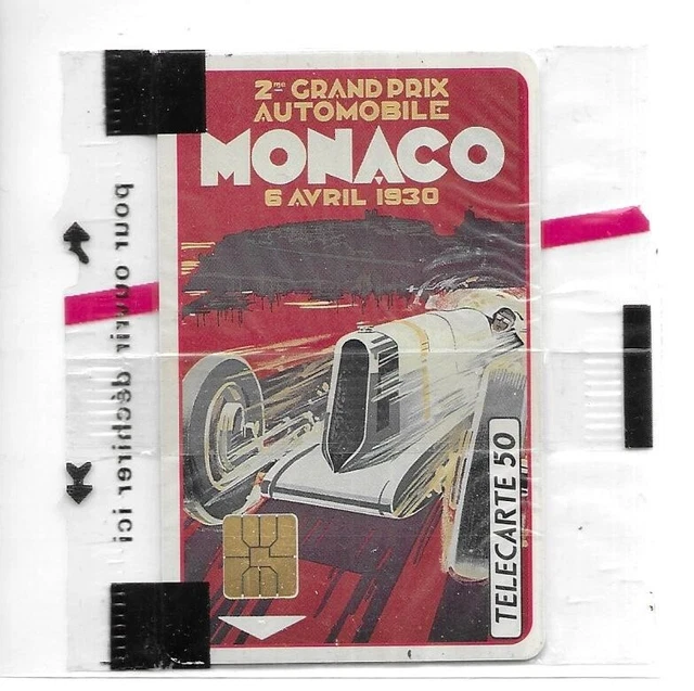 Rare / Carte Telephonique - Grand Prix De Monaco 1930 Formule 1 F1 / Phonecard