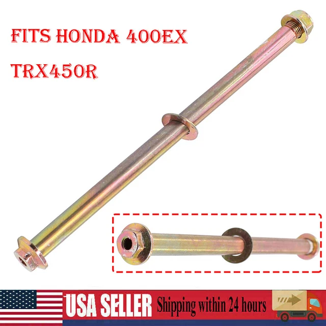 New Rear Swing Arm Pivot Bolt Shaft w/ nut For Honda1999-2004 400EX TRX450R