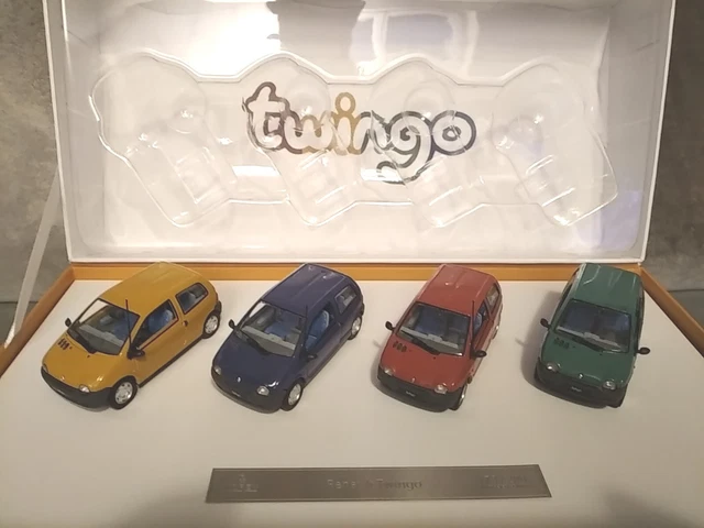 Coffret Renault Twingo Norev – L'ancienne Et La Nouvelle, Bleu, échelle 1/43 (occasion)