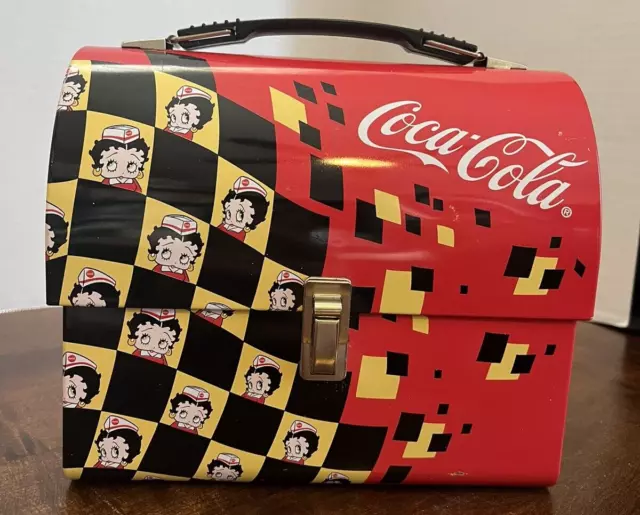 Vandor Betty Boop Coca-Cola Dome Lunch Tin-#11376-2000