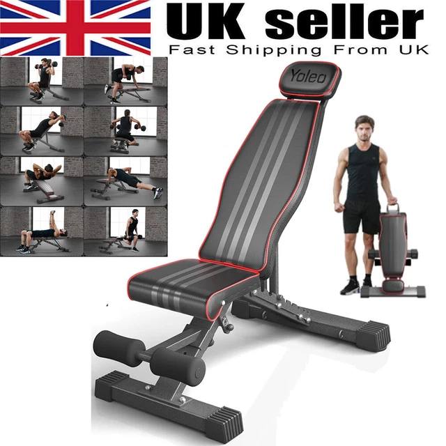 Foldable Dumbbell Bench Weight Training Fitness Incline Bench Adjustable Workout