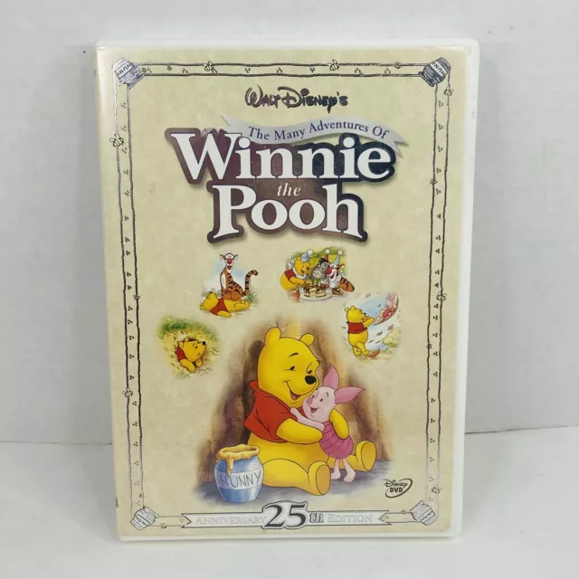 Many Adventures of Winnie the Pooh DVD 25th Anniversary Edition Disney