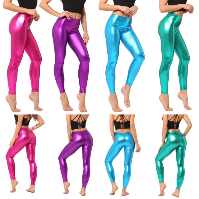 Pantalon En Similicuir Pour Femme Sexy Night Club Skinny Costume Pantalon 《