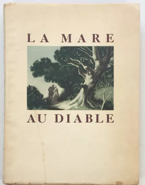 George Sand "La Mare au Diable"  1942 French ed  with Pierre Gandon woodcuts