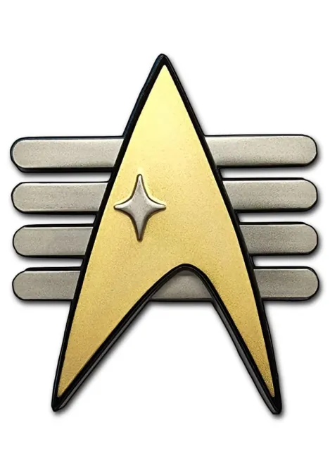 FanSets Star Trek Next Generation Future Imperfect Admiral Communicator 1:1 Pin