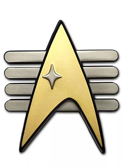 FanSets Star Trek Next Generation Future Imperfect Admiral Communicator 1:1 Pin
