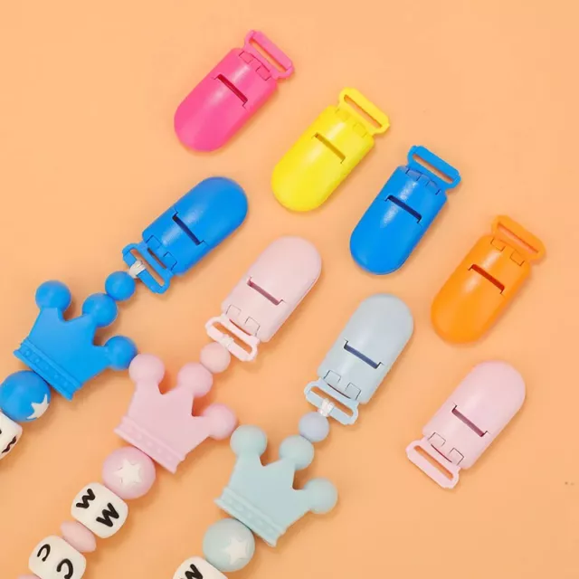 300Pcs/set Baby Pacifier Clips Holder Pacifier Infant Dummy Clip Pacifier Clip