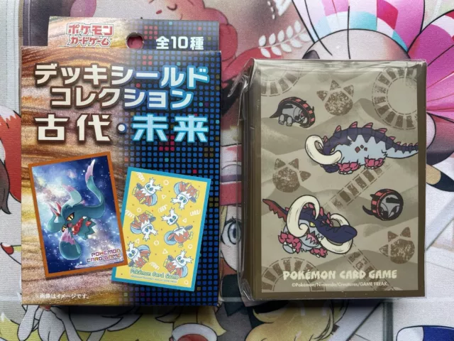 Pokemon Center Japan Ancient Roar Great Tusk & Iron Treads Card sleeves 64 Ct