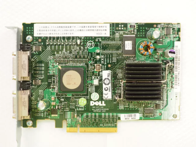 Dell M778G SAS 5/e 8-Port PCIe x 8 HBA PCI-E Raid Controller Card