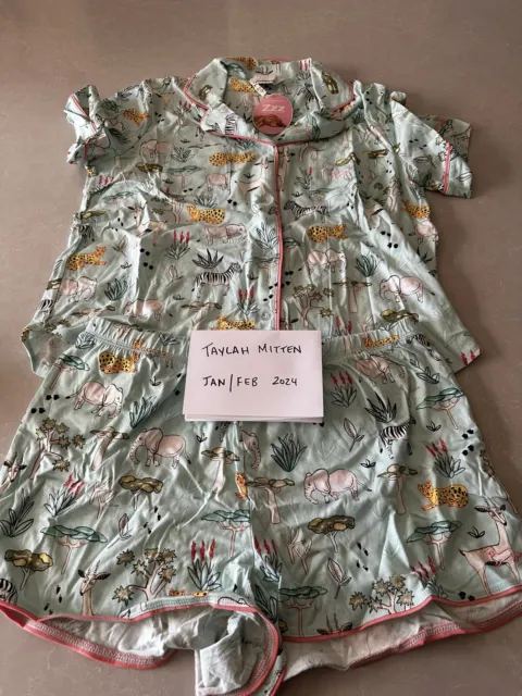 Peter Alexander Women’s Safari Animals Pj Set (L) BNWT