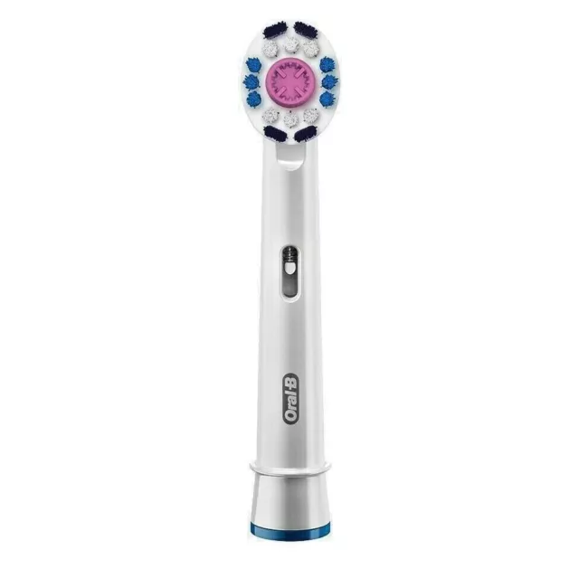 Original Braun Oral-B 3D weißer Zahnbürstenkopf, 1 Stück brandneu versiegelt