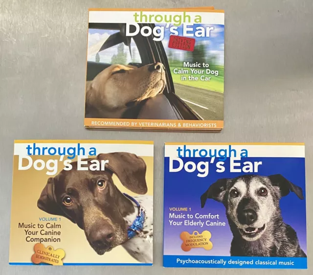 Through A Dog's Ear - CD Lot - Music to Comfort & Calm - CDs are unplayed.