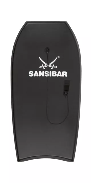 Sansibar Bodyboard ca.100x49x5 cm Lizenz schwarz  Einsteigermodell Schwimmbrett
