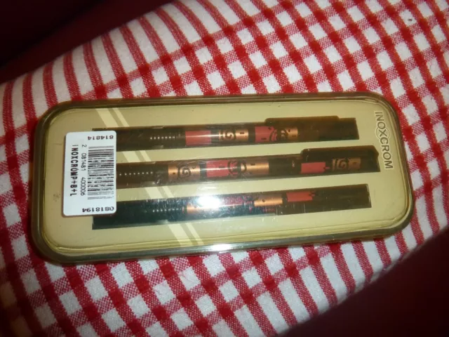 Vintage Cased Matching Inoxcrom  2 Pen And Pencil Set