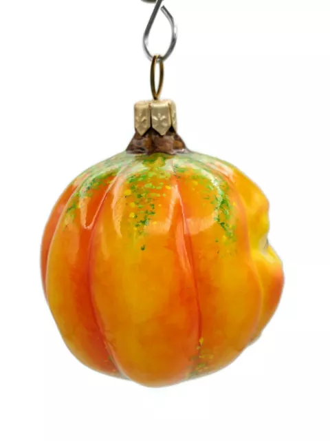 Patricia Breen Henry the Pumpkin Burnished Orange Halloween Holiday Ornament 2