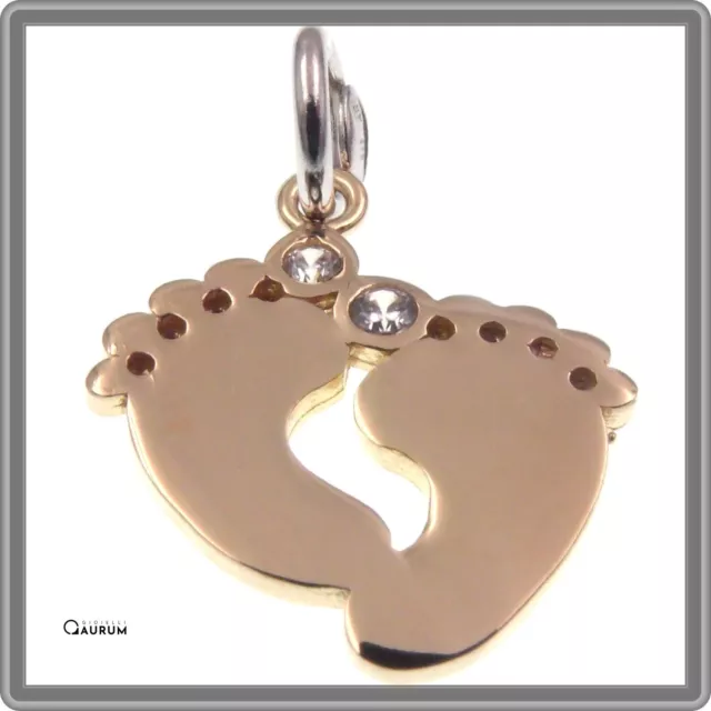 Collier avec Pendentif Pieds en Argent 925 Bola de Grossesse Femme Mère