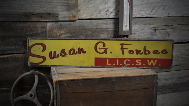 Custom Name or Business Sign - Rustic Hand Made Vintage Wooden Sign