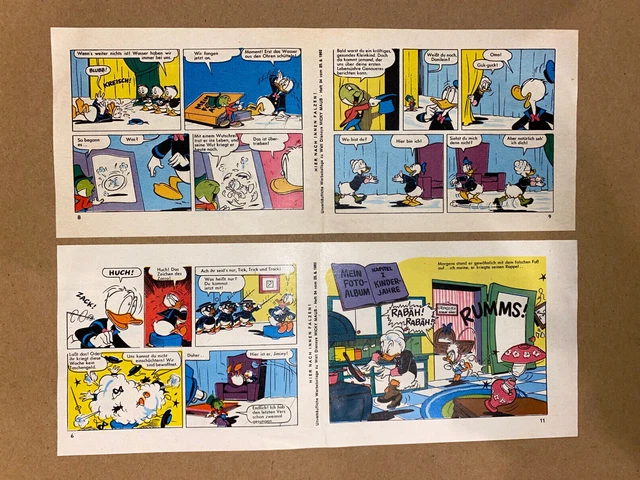 Micky Maus  Nr.34  von 1962   lose Beilage Comicstreifen