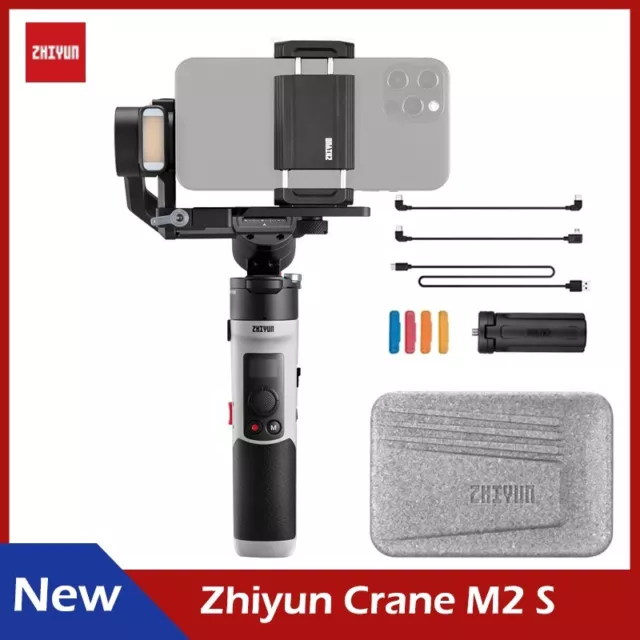 Zhiyun Crane-M2S ComHandheld Gimbal Stabilizer With Backpack & Accessories