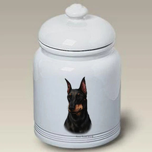 Manchester Terrier Ceramic Treat Jar TB 34249