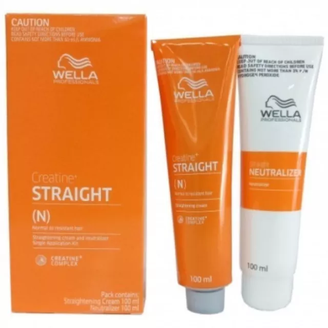 WELLA Straight Hair Permanent Straightening Cream (N) Intense Creatine 1 Box