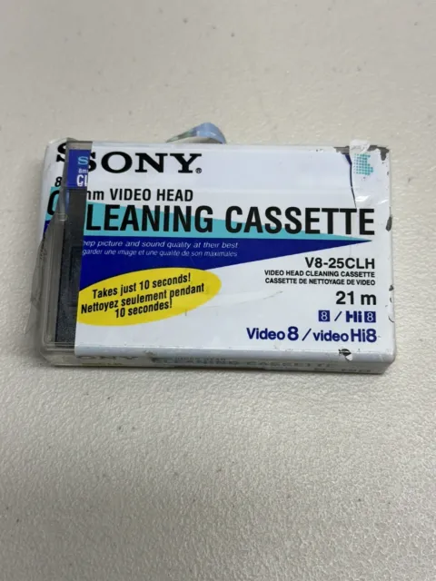 SONY Head cleaning cassette for Sony Hi8/Digital 8/8mm video V825CLD JAPAN NEW