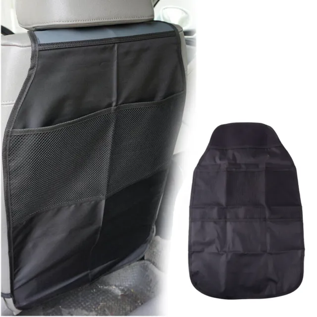 Car Seat Back Anti Kick Pad Mat Protector Cover With Storage Bag