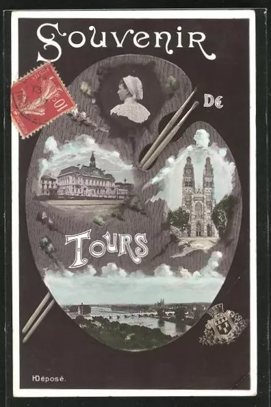 CPA Tours, verschiedene Stadtansichten 1907