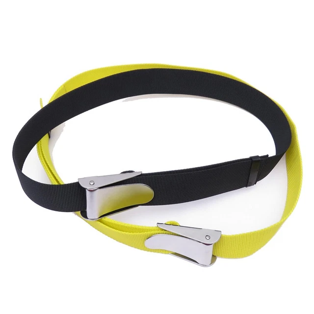 Sangle De Bouteille De Plongée HpLive - Nylon Et Acier Inoxydable, Boucle Rapide, Coussin Antidérapant - Pour Plongée