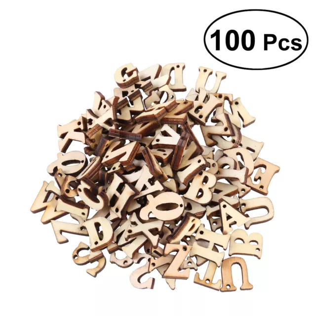 124 PCS WOODEN Letters 2 Inch for Crafts Unfinished Capital Wooden Alphabet  Lett $13.72 - PicClick