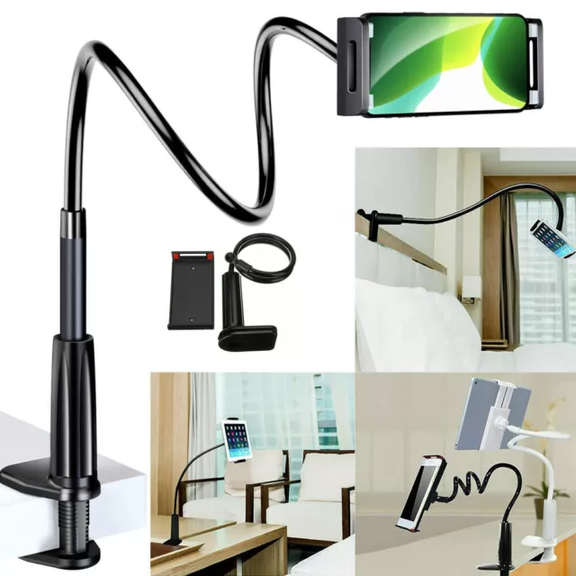 360º Flexible Lazy Bracket Mobile Phone Stand Holder Bed Desk For iPhone Samsung