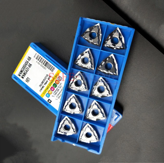 New 10PCS Korloy WNMG080404-HA H01 Carbide Insert WNMG431-HA