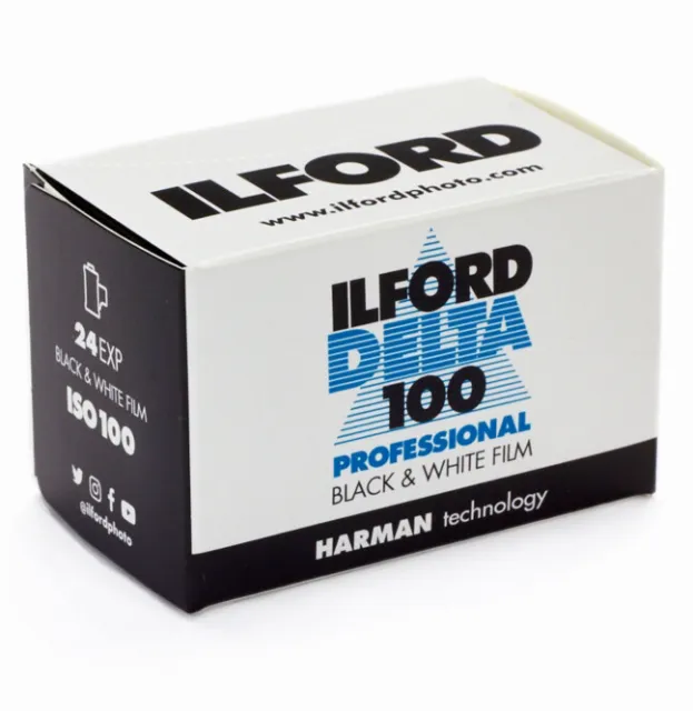 Ilford Delta 100 Professional 135-24 exp. Black and White 35mm Film