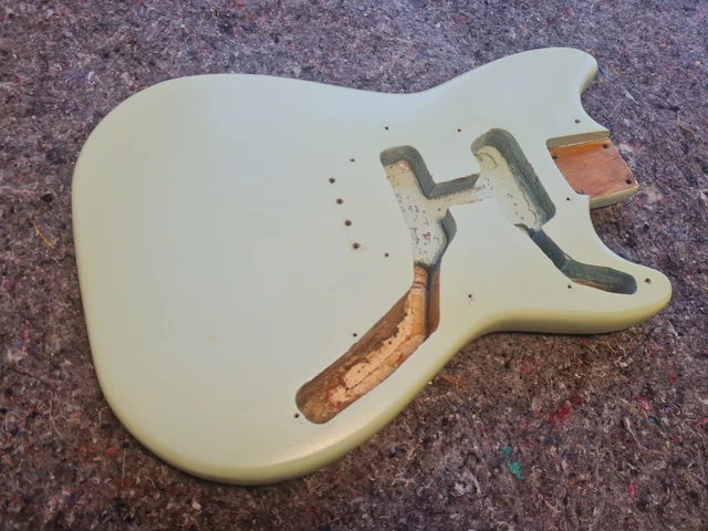 1962 1963 Fender Musicmaster Duo Sonic guitar body Sonic Blue