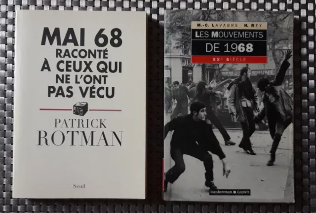 Mai 68 - Lot de 2 livres