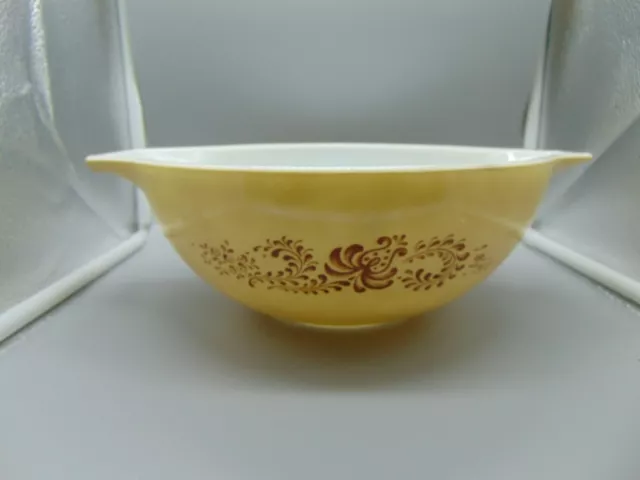 Pyrex Homestead Brown Cinderella Mixing Bowl 4 Qt 444