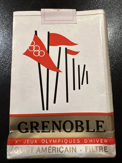 Vintage foulard Les Jeux Olympiques d'hiver à Grenoble - 1968 - Kringwinkel