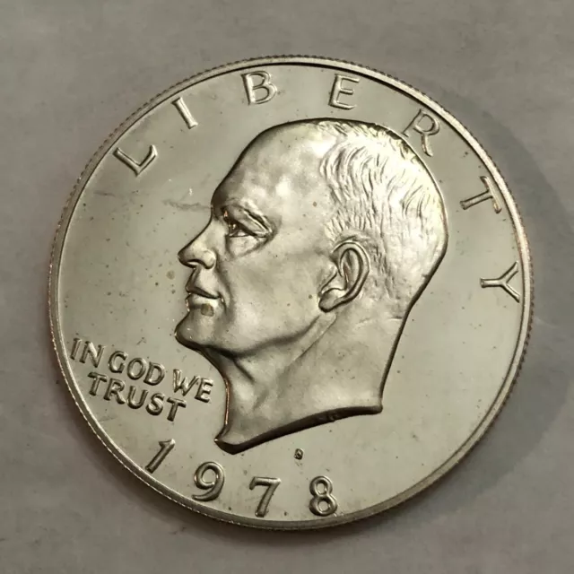 1978-S clad PROOF Eisenhower IKE dollar. (you get exact coin shown) #2
