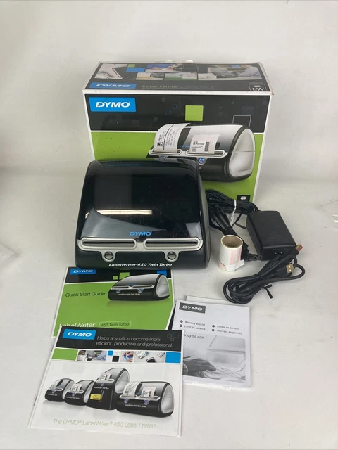 DYMO Label Writer 450 Twin Turbo Label Printer, w/power cord + USB