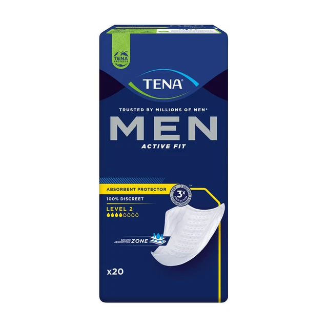 Tena Men Level 2, 6 x 20 = 120 Pièce (1 Carton)