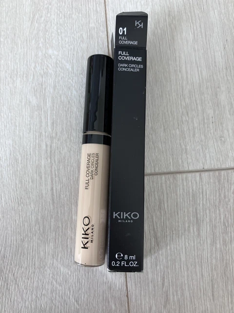 Corrector de ojeras de cobertura completa Kiko 01 nuevo