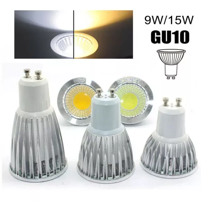 220V  Downlight Bulbs Lamp 20PCS GU10 9W 15W Ultra Bright Globe LED Spot Light