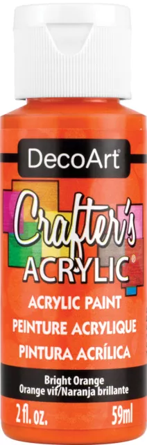 Crafter's Acrylic All-Purpose Paint 2oz Bright Orange