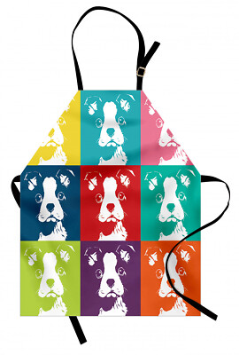 Boston Boston Terrier Grembiule Pop Art Cani 