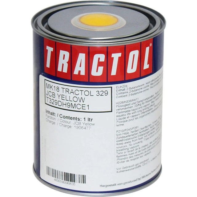 Vernice Tractol 1L JCB Giallo