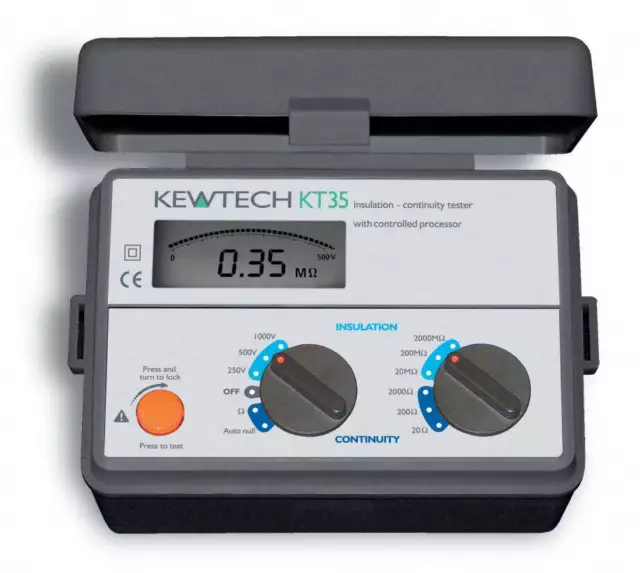 Kewtech KT35 Insulation Resistance & Continuity Tester