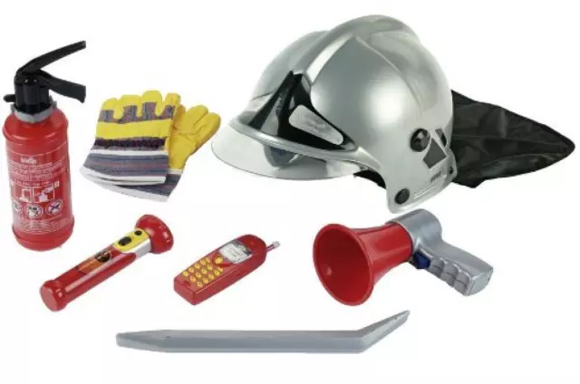 Theo Klein 8928 - Firefighter Henry Set Pompiere Con 7 Pezzi - NUOVO