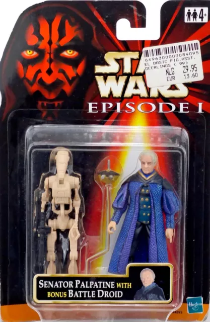 Senator Palpatine & Battle Droid Star Wars Episode I The Phantom Menace  Hasbro